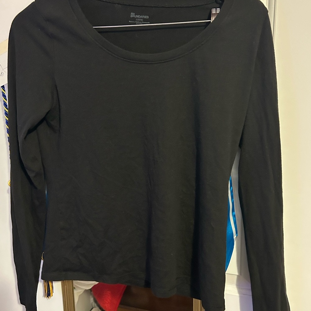 Black Long Sleeve Top